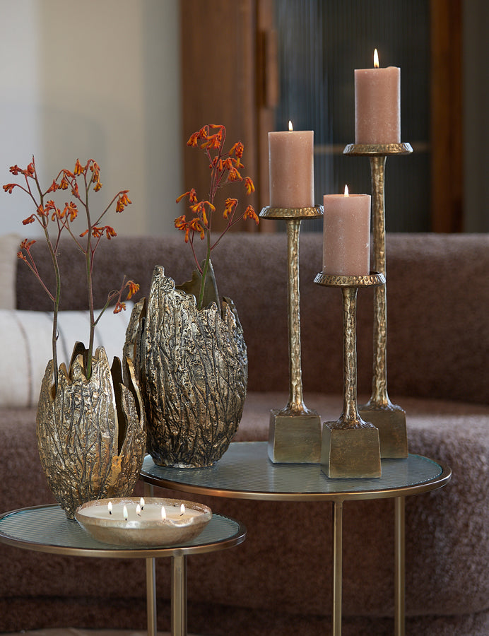 Light & Living Light&living Vaas deco 18x18x29 cm CALIMO antiek brons