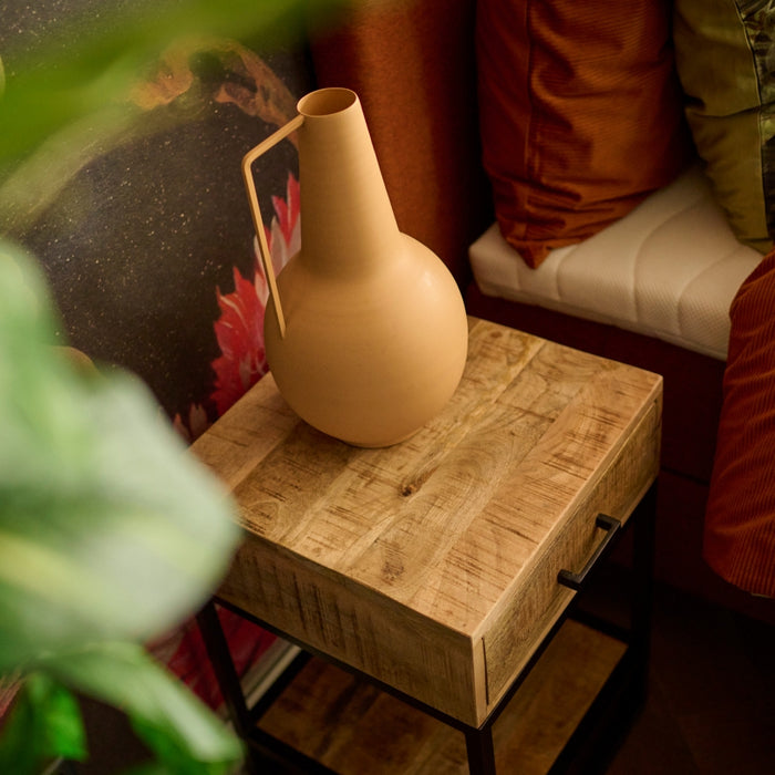 Vaas Jane - Metaal - 21x40x21cm (BxHxD)