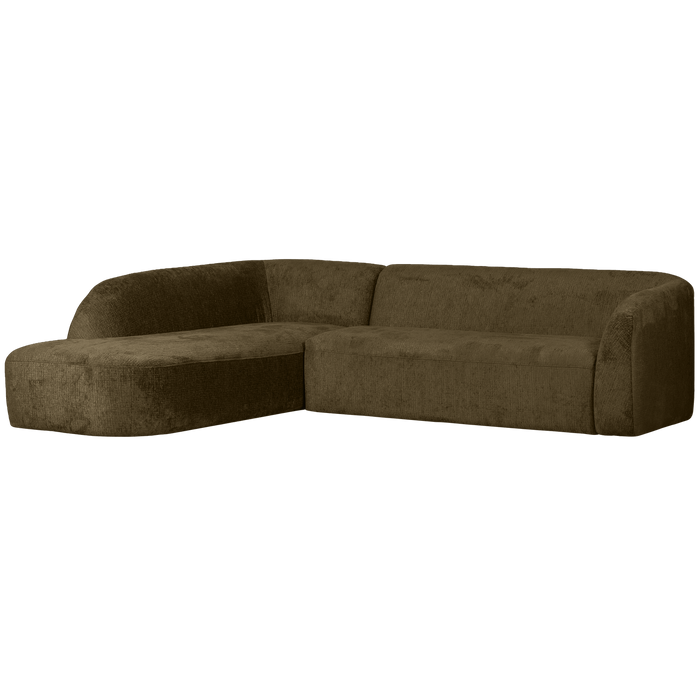 WOOOD Sloping Hoekbank Links - Velvet - Bonsai