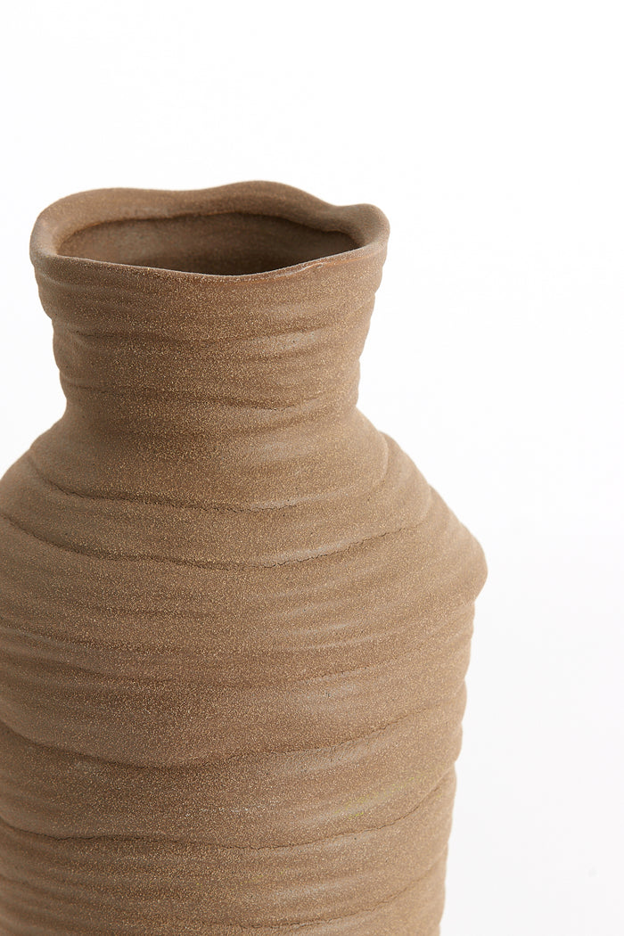 Light & Living - Vaas GRECCIO - Ø15x28cm - Bruin