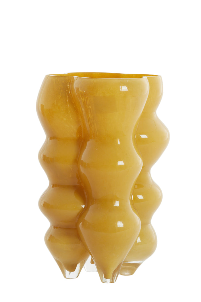 Light & Living - Vaas CEREA - Ø19.5x34cm - Geel