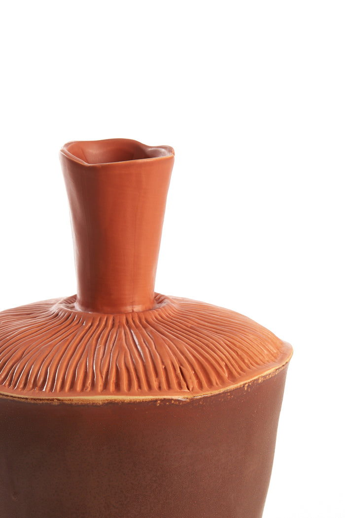 Light & Living - Vaas NEIRA - Ø20x29cm - Bruin