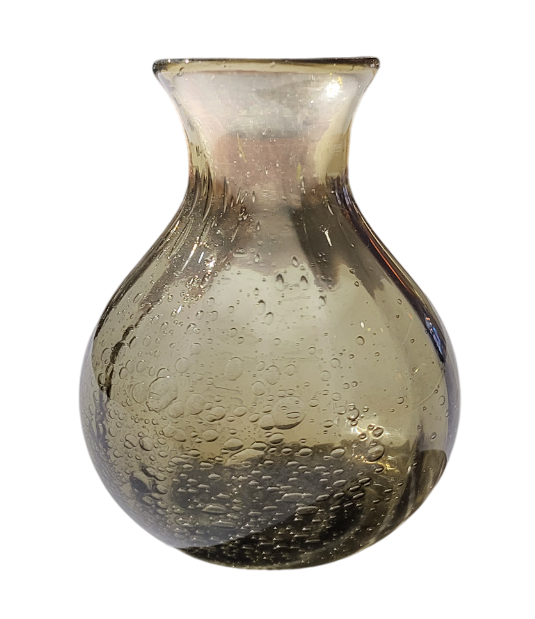 Fine Asianliving Kleine Buikvaas Glas Mondgeblazen