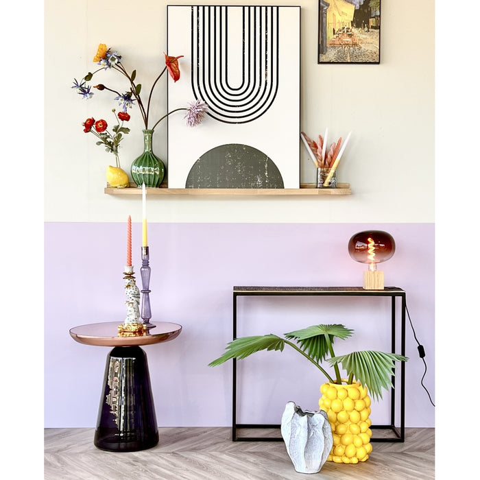 HD Collection Kandelaar Classic - Glas - 9x30x9cm (BxHxD)