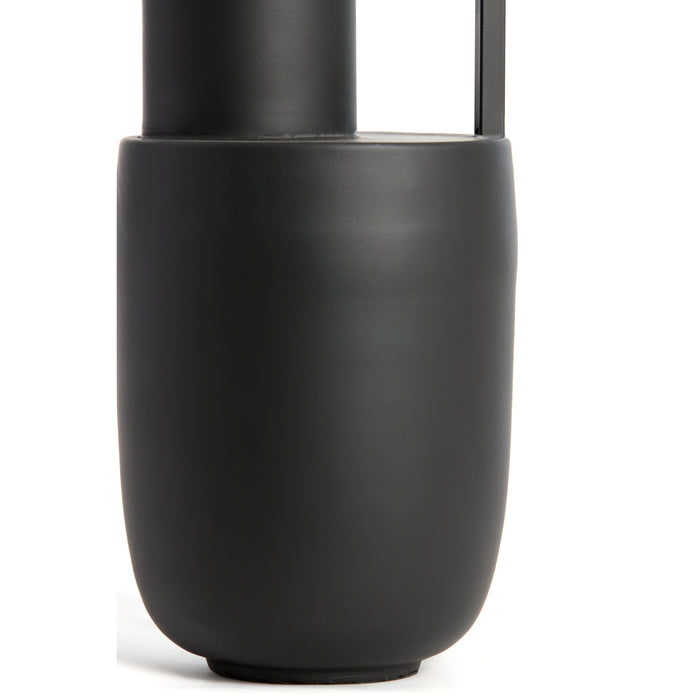 Light & Living Light&living Vaas deco Ø20x53 cm CERTALO mat zwart