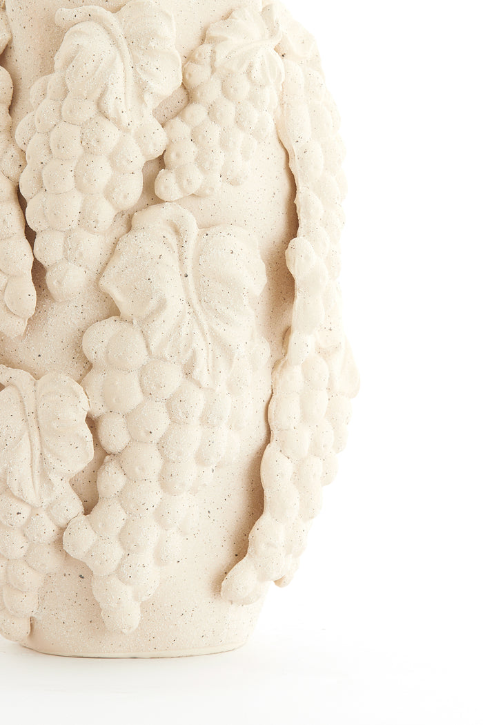 Light & Living - Vaas GRAPES - 31.5x30.5x45.5cm - Wit