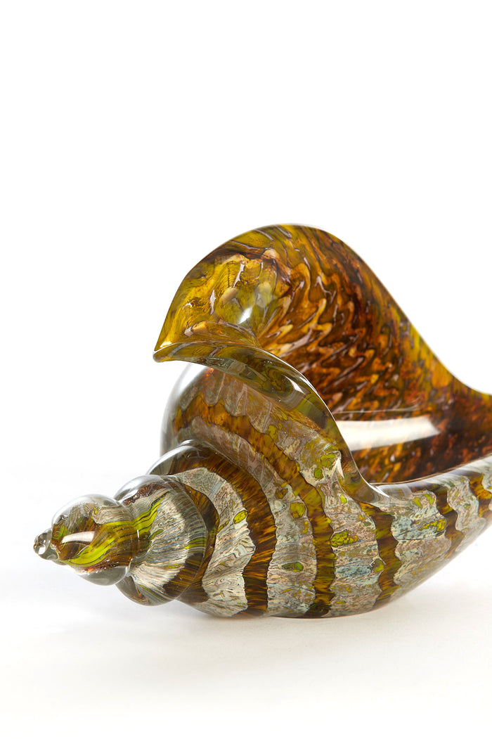 Light & Living - Ornament SHELL - 22x10x12cm - Groen