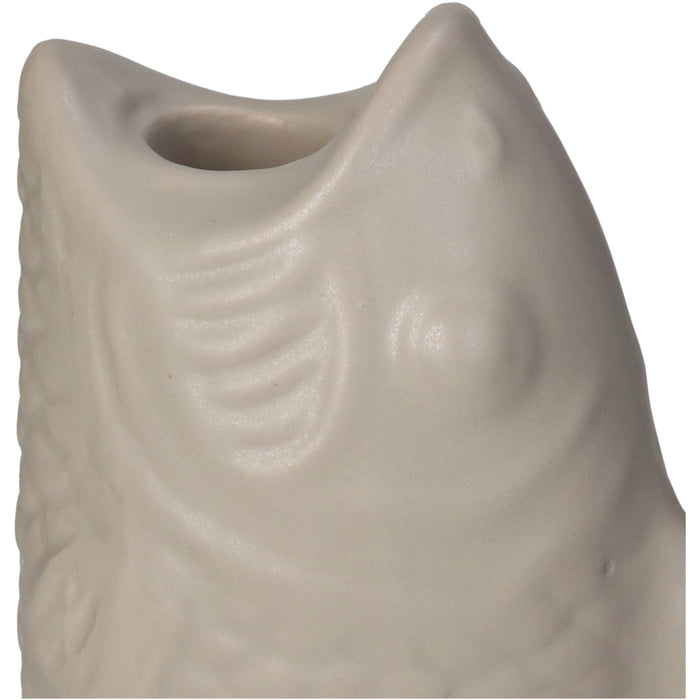 HD Collection Kandelaar Vis - Keramiek - 12x22x7cm (BxHxD)