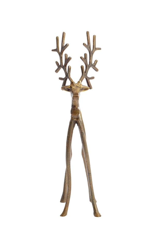 Light & Living Light&living Ornament 20,5x13x47 cm REINDEER goud