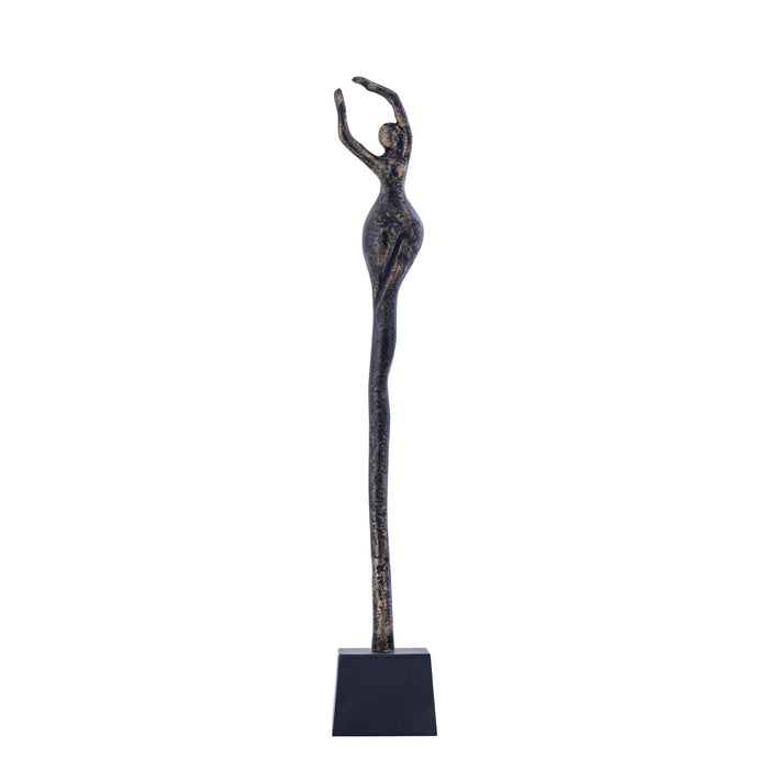PTMD Ciwan Antique Brass Alu Casted Women Statue A