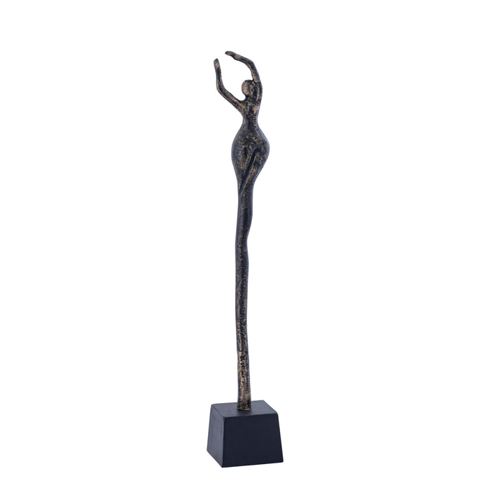 PTMD Ciwan Antique Brass Alu Casted Women Statue A