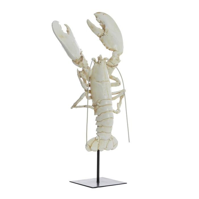 Light & Living - Ornament LOBSTER - 25x14x56.5cm - Wit