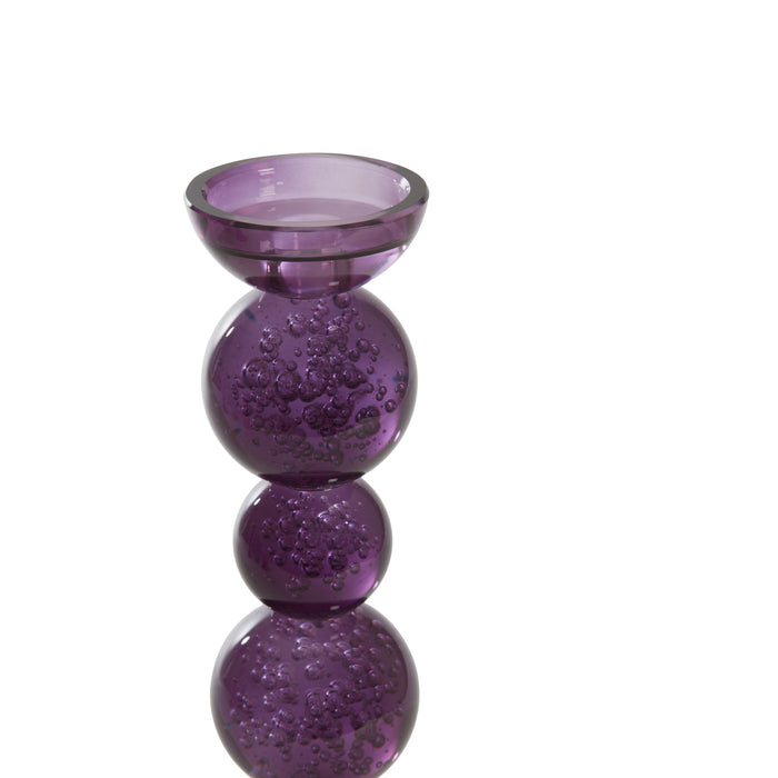 Light & Living - Kandelaar ITINGA - Ø9.5x34cm - Paars