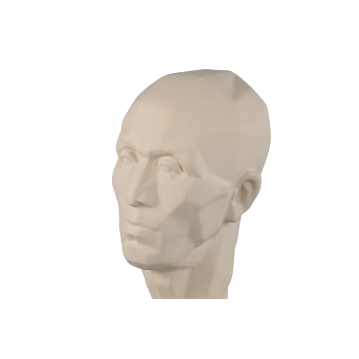 PTMD Dorin Taupe Matt Ceramic Man Shape Statue