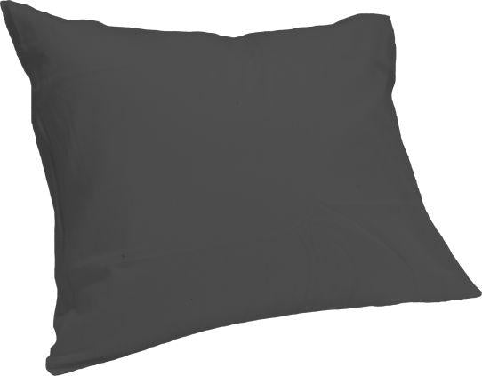 Eleganzzz Kussensloop Hotelsluiting Perkal Katoen antraciet