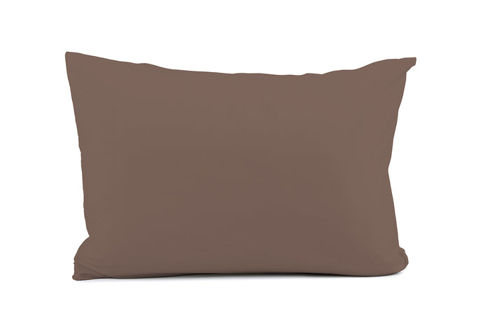 Eleganzzz Kussensloop Hotelsluiting Perkal Katoen taupe