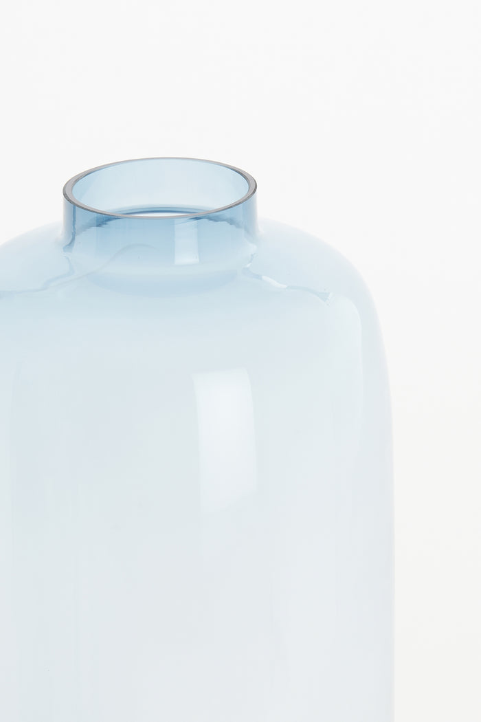 Light & Living Light&living Vaas Ø24x56 cm FURANO glas blauw