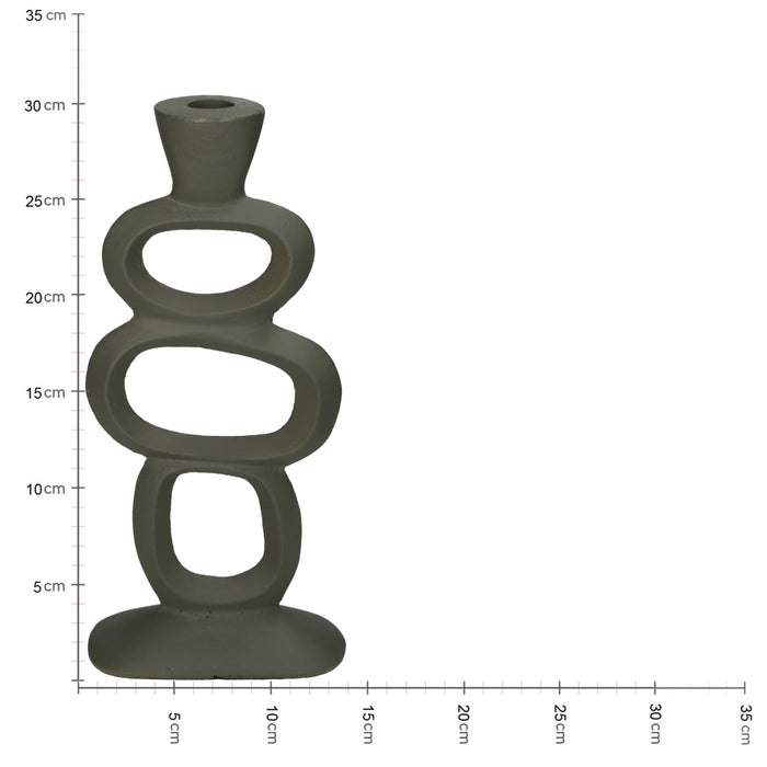 HD Collection Kandelaar Stapel - Metaal - 15x31x7cm (BxHxD)