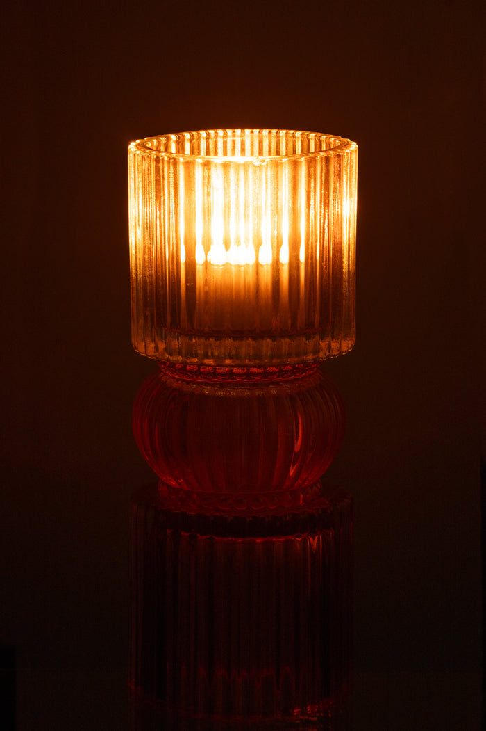 J-Line Kandelaar Jazzy Glas Mix