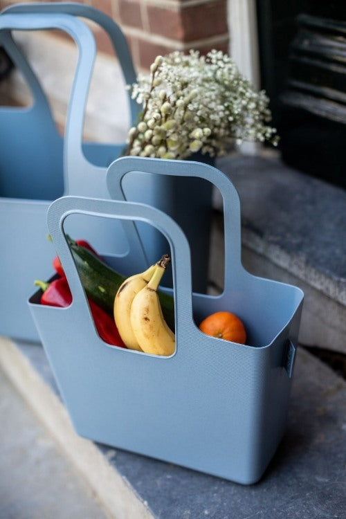 Organizer Tas, Groot, Natuur Bloemen Blauw, Organic Bio-Circular - Koz