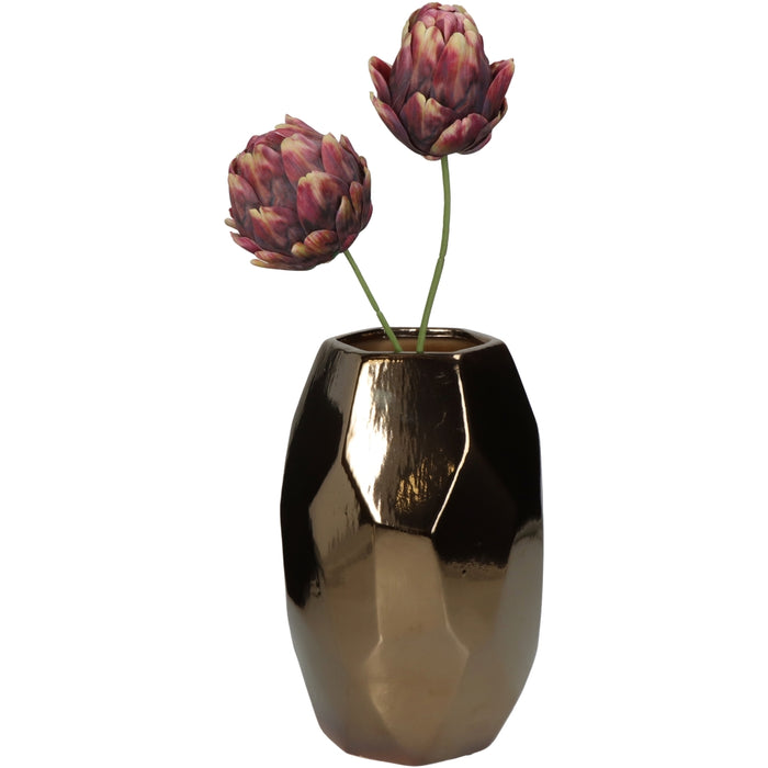 HD Collection Vaas Kubus - Keramiek - 16x24x16cm (BxHxD)