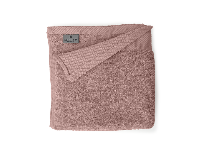 LINNICK Diamond Badstof Handdoek 50x100cm - rose - set van 10