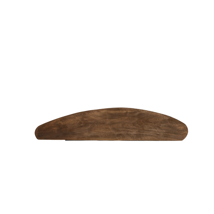 Light&living Wandplank 80x20x3 cm GINOSU mat donker bruin