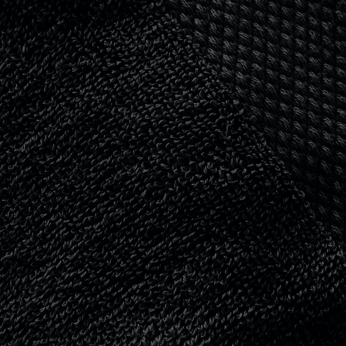 LINNICKBadstof Badlaken Katoen 70x140cm - black - set van 4