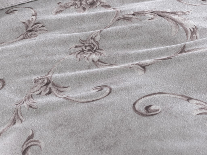 Heckett Lane Dekbedovertrek Flanel Rosalie - grey