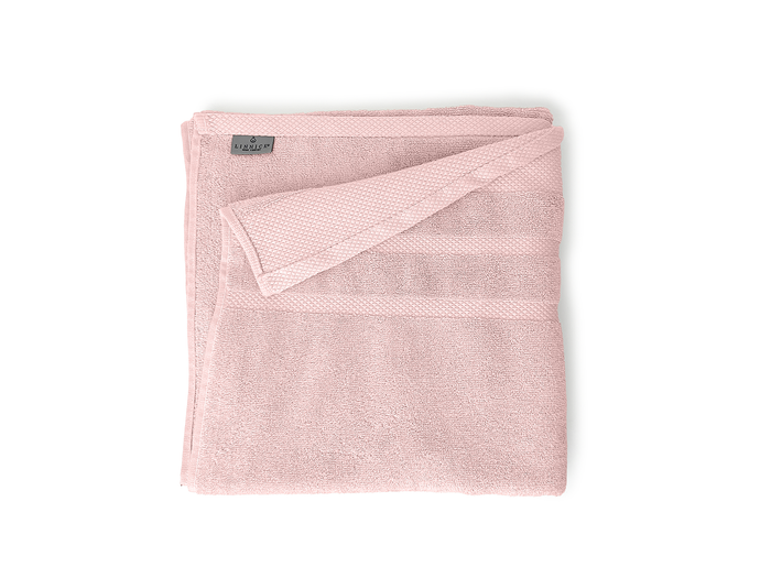 LINNICKBadstof Badlaken Katoen 70x140cm - light pink - 2X
