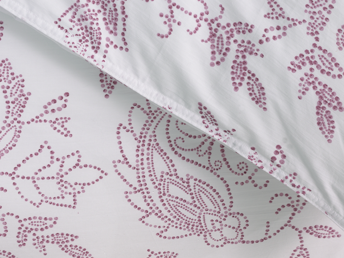 Zo Home Dekbedovertrek Perkal katoen Indiano - lilac pink