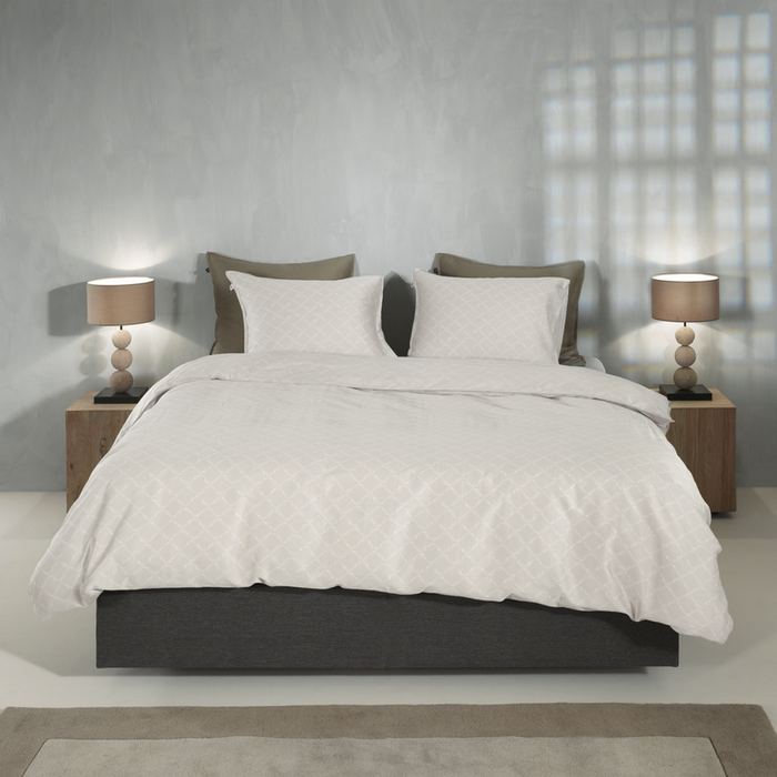 Zo Home Dekbedovertrek Katoen Satijn Linea di Satinado - off white