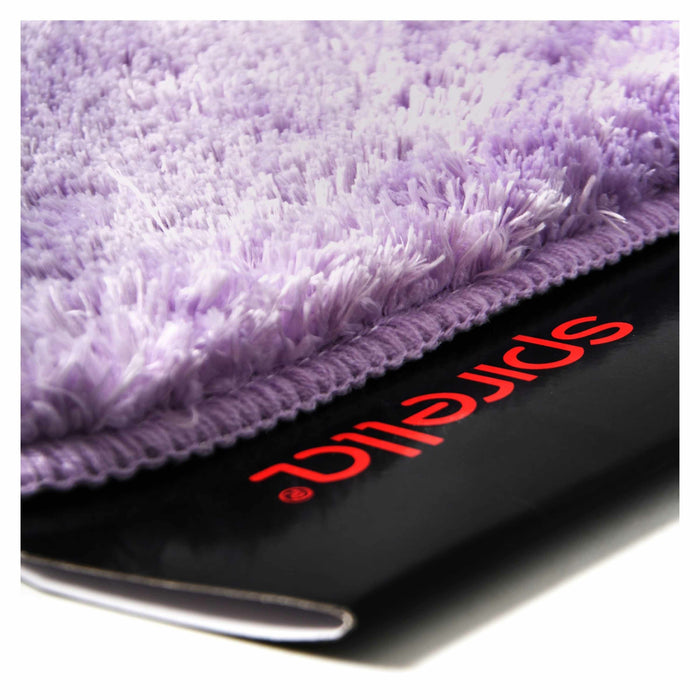 Spirella badkamer vloerkleed|tapijt - hoogpolig - lila paars - 40 x 60