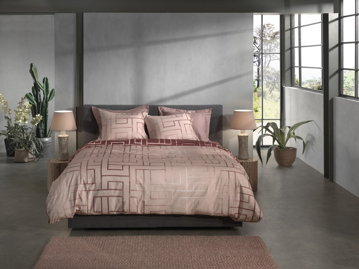 Heckett Lane Dekbedovertrek Katoen Twill Roja - natural