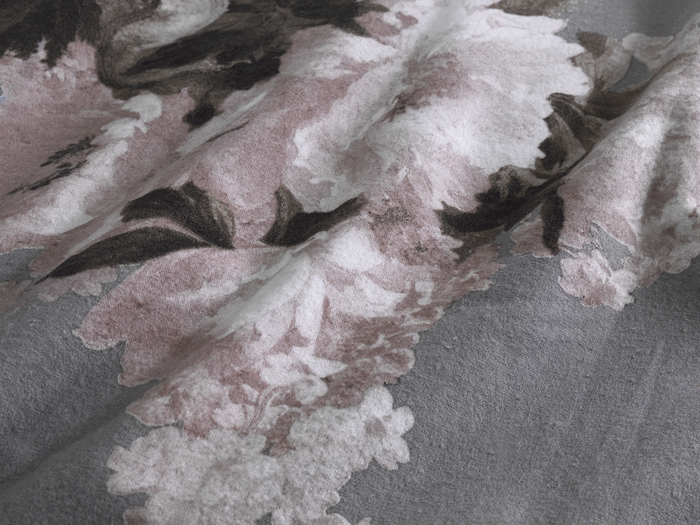 Zo Home Dekbedovertrek Katoen Flanel Ella - grey