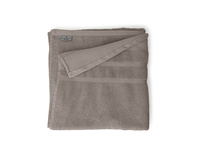 LINNICKBadstof Badlaken Katoen 70x140cm - taupe - set van 4