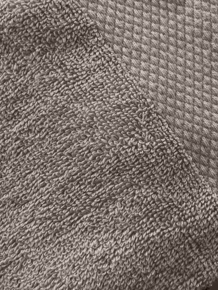 LINNICKBadstof Badlaken Katoen 70x140cm - taupe - set van 4