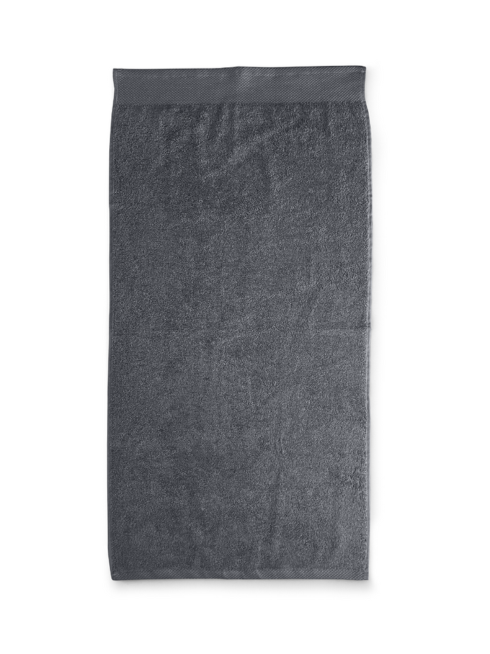 LINNICK Diamond Badstof Handdoek 60x110cm - dark grey - set van 6
