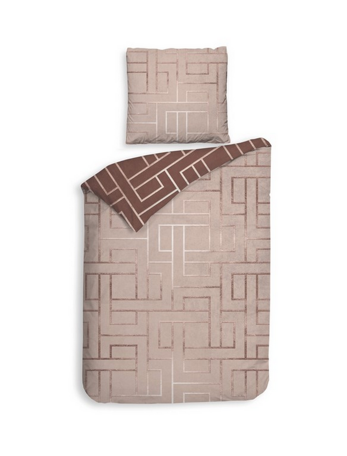 Heckett Lane Dekbedovertrek Katoen Twill Roja - natural