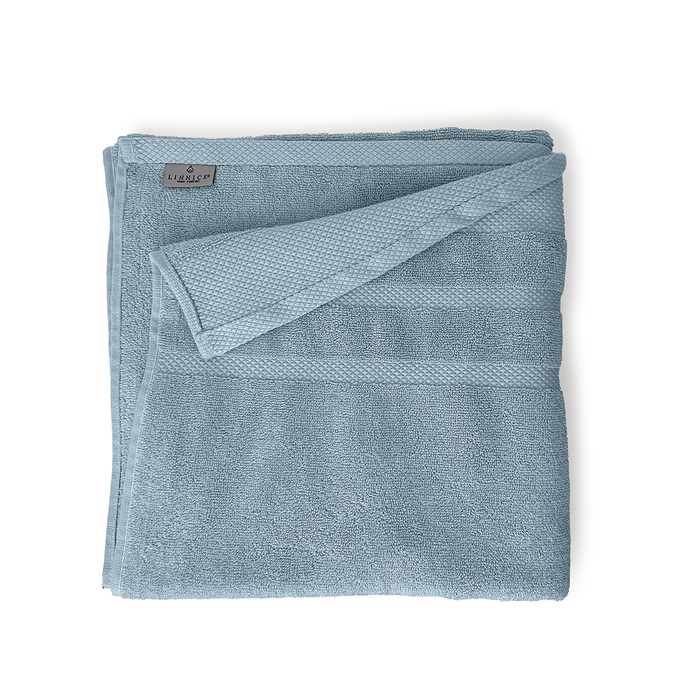 LINNICKBadstof Badlaken Katoen 70x140cm - denim - set van 4