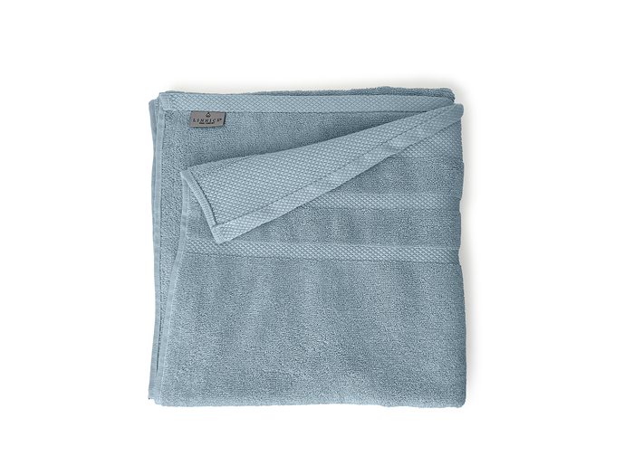 LINNICKBadstof Badlaken Katoen 70x140cm - denim - set van 4