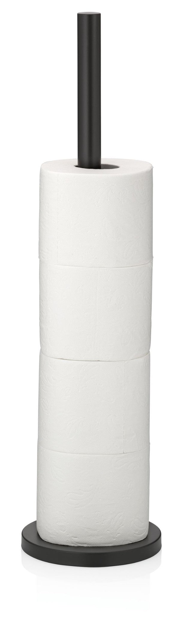 Kela - Toiletrolhouder, Voor 5 Rollen, 57 cm, Zwart - Kela | Carta
