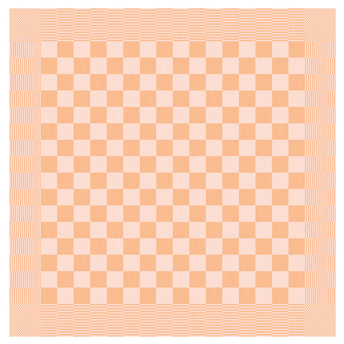 DDDDD 2x theedoek + 2x keukendoek Barbeque & logo - pastel peach