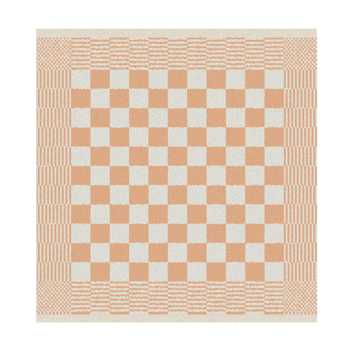 DDDDD 2x theedoek + 2x keukendoek Barbeque & logo - pastel peach