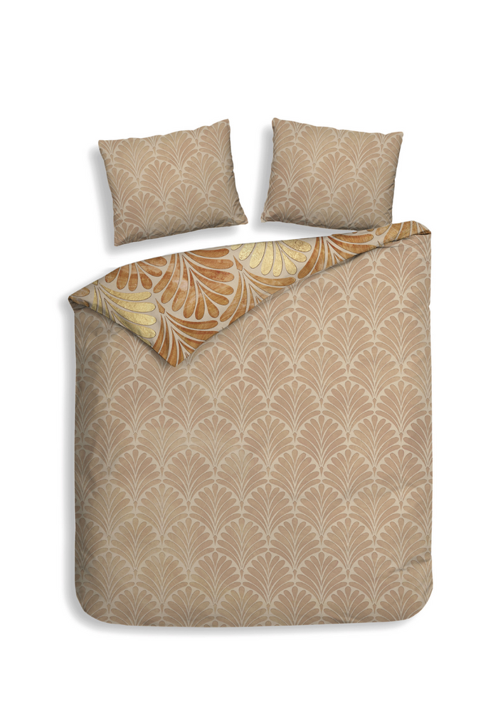 Heckett Lane Dekbedovertrek Katoen Satijn Elif - orange