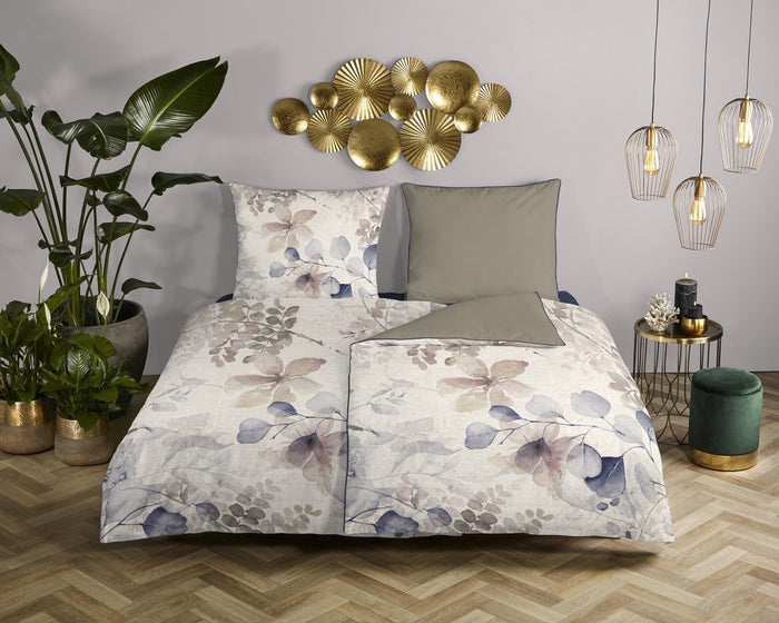 Descanso Dekbedovertrek Biologische Katoen Satijn Fivien - sand