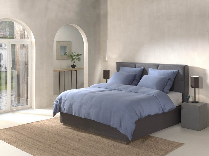 Yellow Dekbedovertrek Bamboo - ocean blue