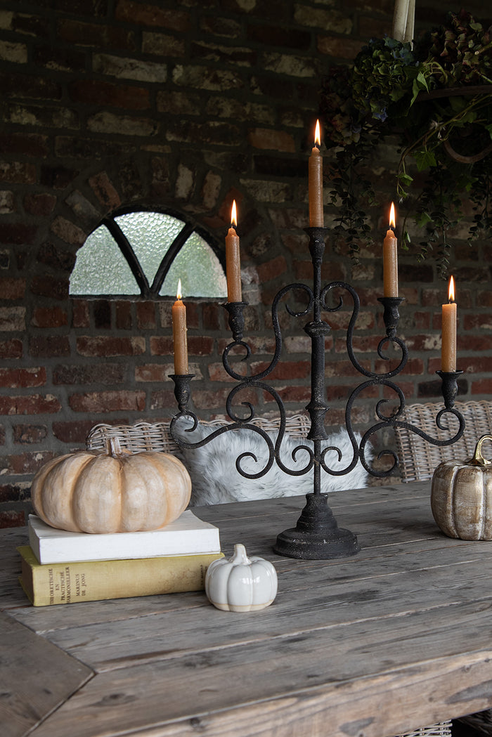 Clayre & Eef Kussenhoes 45x45 cm Wit Grijs Synthetisch Vierkant