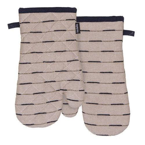 Dash Ovenwant | Ovenhandschoen, Set van 2 Stuks, Indigo, Gerecycled Ka