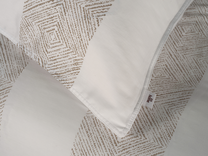 Zo Home Dekbedovertrek Katoen Satijn Tratti di Satinado - forest sand